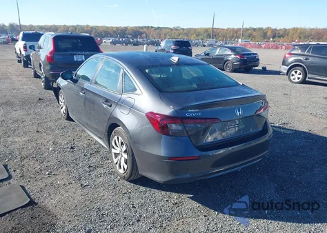 2025 Honda Civic Lx from USA, damaged, VIN 2HGFE2F21SH506677